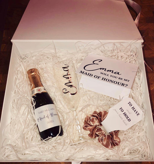 Personalised Bridesmaid Bliss Gift Box